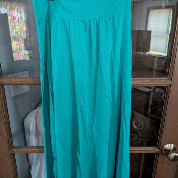 NWT New York & Co. Teal Maxi Skirt - Picture 4 of 4